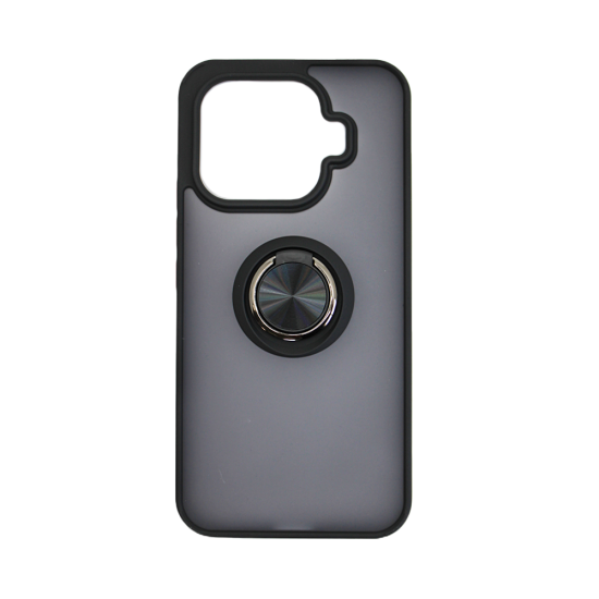 Capa com Anel de Suporte para Xiaomi 17T Preto Fumado