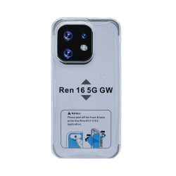 Capa Duro de Silicone para Oppo Reno 16 5G Transparente