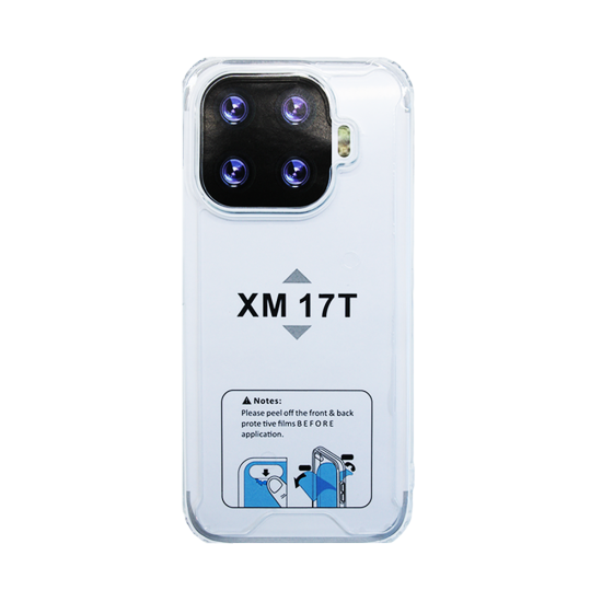 Hard Silicone Case for Xiaomi 17T Transparent